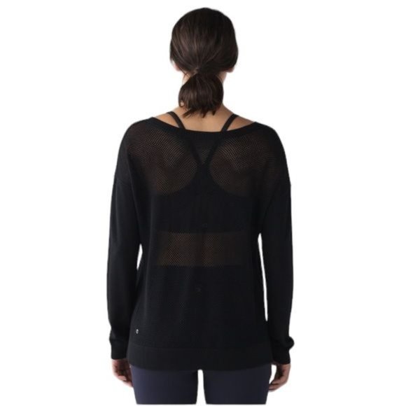 lululemon athletica Black Crew Neck Sweater - Picture 3 of 9